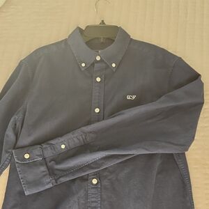 Vineyard Vines Dark Blue Casual Button-Down Shirt